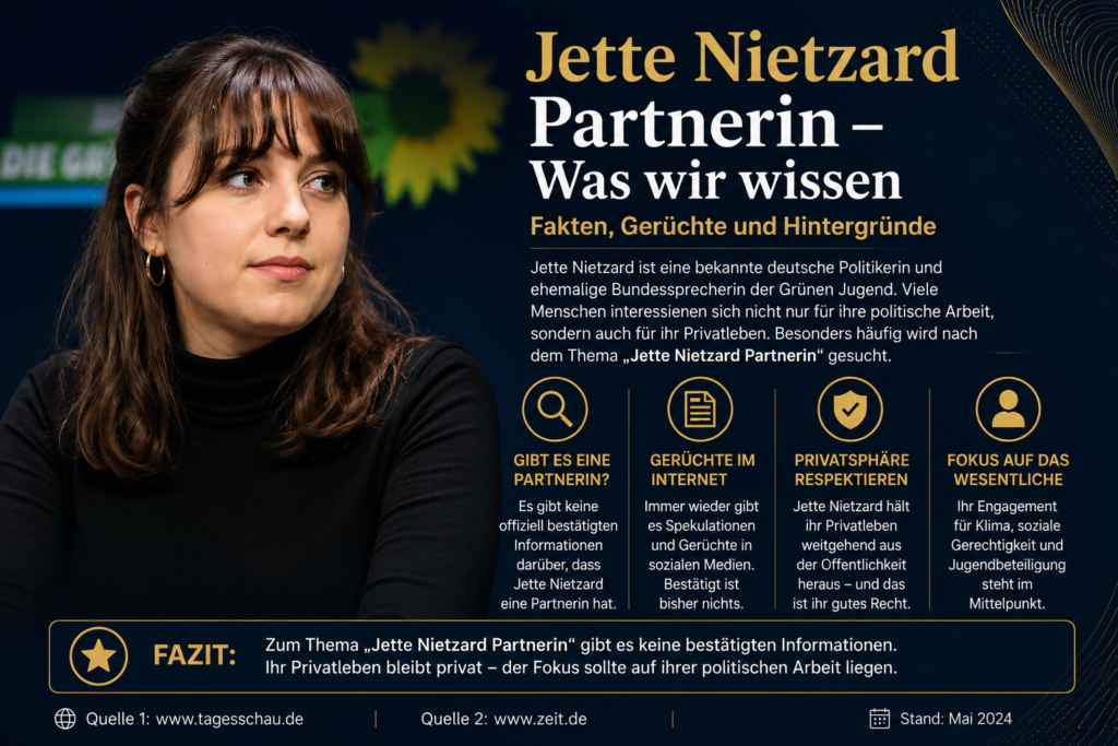 Jette Nietzard Partnerin